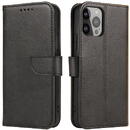 Hurtel Magnet Case with flap and wallet for Realme 11 Pro / 11 Pro+ - black