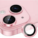 Lito Folie pentru iPhone 15 / 15 Plus - Lito S+ Camera Glass Protector - Pink