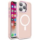 Husa MagSafe pentru Apple iPhone 15 Pro Max, OEM, Color Matte, Roz