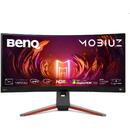 Monitor Gaming LED BenQ MOBIUZ EX3410R, 34'', AMD Free-Sync, HDR, WQHD,144Hz panel,curbat,negru