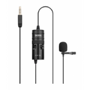 Boya BY-M1 Pro Microfon lavaliera digitala, condensator, omnidirectional, cu clips, cablu 6m, Jack 3.5mm