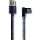 2GO 797007 Deluxe USB-USB Type C 3.1,1m, Negru