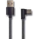 2GO 797005 Deluxe, USB-Micro-USB, 1m, Negru