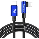 MVP Elbow USB Type C Power Delivery / Lightning  PD 18W 1m Blue