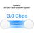Router wireless TP-LINK wireless, router AX3000, pt interior, 3000 Mbps, port LAN Gigabit si WAN 2.5 Gigabit, 2.4 GHz | 5 GHz, antena interna x 2, suport PoE, standard 802.11ax