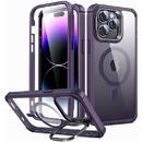 Esr Husa pentru iPhone 14 Pro Max + Folie - ESR Shock Armor Kickstand HaloLock - Clear Purple