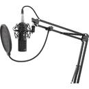 Microphone Genesis Radium 300 studio XLR with Pop-filter arm