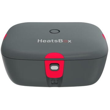 HeatsBox HB-04-102B electric lunch box 100 W 0.925 L Black Adult