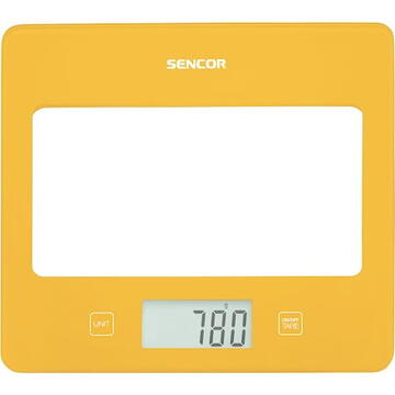 Cantar de bucatarie Sencor digital SKS 5036YL Galben