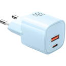 Charger GaN 33W Mcdodo CH-0154 USB-C, USB-A (blue)