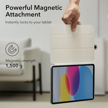 Husa pentru iPad 10 (2022) 10.9 - ESR Rebound Magnetic - Brilliant White
