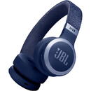 Casti audio wireless on-ear LIVE 670NC, True Adaptive NC, Bluetooth, Multi-Point, Albastru