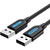 USB 2.0 cable Vention COJBH 2 m Black PVC