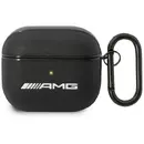 MERCEDES AMG Leather Big Logo case for AirPods 3 - black