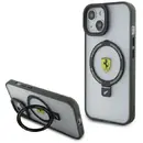 Ferrari Ferrari FEHMP15SUSCAH iPhone 15 6.1&quot; transparent hardcase Ring Stand 2023 Collection MagSafe
