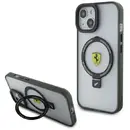 Ferrari FEHMP15SUSCAH iPhone 15 6.1" transparent hardcase Ring Stand 2023 Collection MagSafe