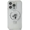 Karl Lagerfeld KLHMN61HMRSKCH iPhone 11 / Xr 6.1" white/white hardcase Ring Stand Karl&Choupette MagSafe