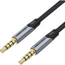 Vention TRRS 3.5mm Male to Male Aux Cable 0.5m Vention BAQHD Gray