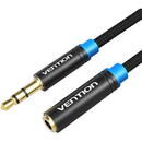 Vention Braided 3.5mm Audio Extender 1.5m Vention VAB-B06-B150-M Black