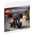 LEGO Technic Stivuitor 30655, LEGO, 78 piese, 8+ ani, Negru/Rosu