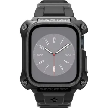 Husa Spigen TOUGH ARMOR "PRO" Apple Watch 7 / 8 / 9 (45 MM) METAL BLACK