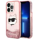 Karl Lagerfeld Karl Lagerfeld KLHCP14XLNCHCP iPhone 14 Pro Max 6.7&quot; pink/pink hardcase Glitter Choupette Head