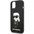 Husa Karl Lagerfeld KLHMP14MSNIKBCK iPhone 14 Plus 6.7" hardcase black/black Silicone Ikonik Magsafe