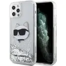 Karl Lagerfeld KLHCP12MLNHCCS iPhone 12/ 12 Pro 6.1" silver/silver hardcase Glitter Choupette Head