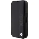 Bmw Case BMW BMBKP14L22RDPK iPhone 14 Pro 6.1&quot; black/black bookcase Leather Textured&amp;Stripe