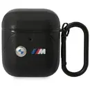 Bmw BMW BMA222PVTK AirPods 1/2 cover black/black Leather Curved Line