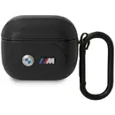 Bmw BMW BMA322PVTK AirPods 3 gen cover black/black Leather Curved Line