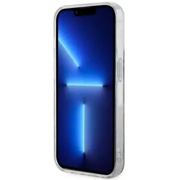 Husa Guess GUHMP14XHLEOPWB iPhone 14 Pro Max 6.7" blue/blue hardcase Leopard MagSafe