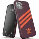 Adidas Adidas OR Molded PU case for iPhone 12 / iPhone 12 Pro - maroon-orange