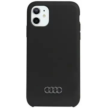 Husa Audi Silicone Case iPhone 11 / Xr 6.1" black/black hardcase AU-LSRIP11-Q3/D1-BK