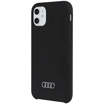 Husa Audi Silicone Case iPhone 11 / Xr 6.1" black/black hardcase AU-LSRIP11-Q3/D1-BK