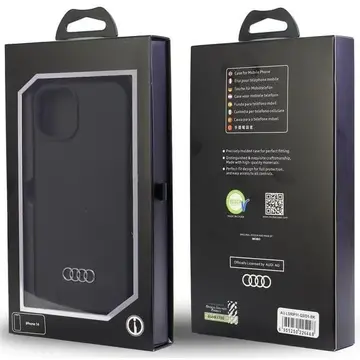 Husa Audi Silicone Case iPhone 11 / Xr 6.1" black/black hardcase AU-LSRIP11-Q3/D1-BK