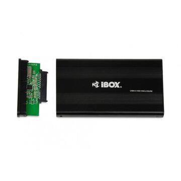 HDD Rack iBox HD-02 HDD enclosure Black 2.5"