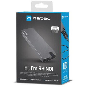HDD Rack NATEC SSD ENCLOSURE RHINO M.2 NVME ALUMINIUM