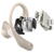 SHOKZ OpenFit Headphones Wireless Ear-hook Calls/Music/Sport/Everyday Bluetooth White