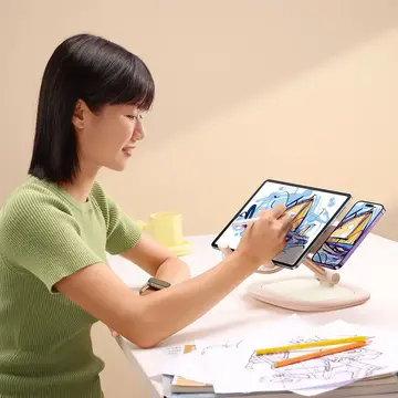 Baseus Seashell Series adjustable tablet/phone stand - pink