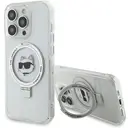 Karl Lagerfeld Karl Lagerfeld KLHMP15XHMRSCHH iPhone 15 Pro Max 6.7&quot; white/white hardcase Ring Stand Choupette Head MagSafe
