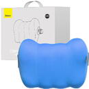 Silk Car Headrest Pillow ComfortRide Series Albastru