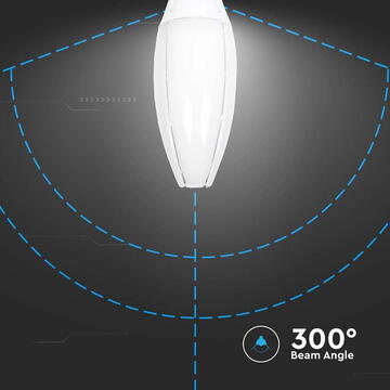 V-Tac BEC LED E40 60W 6500K ALB RECE, CIP SAMSUNG