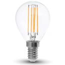 V-Tac BEC E14 P45 CU FILAMENT LED 6W 4000K