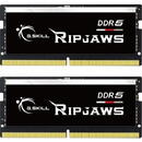 G.Skill DDR5 - 64GB - 5600 - CL - 46  (2x 32 GB) dual kit, RAM (black, F5-5600S4645A32GX2-RS, Ripjaws, INTEL XMP)