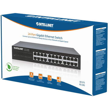 Switch Intellinet Switch Gigabit 24x 10/100/1000 RJ45 Desktop/Rack