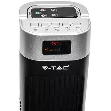Ventilator V-Tac VENTILATOR 55W MODEL TURN 46" 120CM CU DISPLAY SI TELECOMANDA