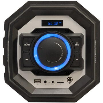 Boxa portabila Ibiza Sound BOXA PORTABILA 2X5.25"/13.5 + 2X2"/5CM 20W BT/FM/USB/MSD