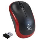 rebeltec Mouse USB, wireless, optic, METEOR, 1000dpi, Rosu