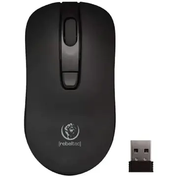 Mouse rebeltec Mouse wireless, optic, 1600dpi, Negru